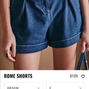 Sezane Rome Shorts